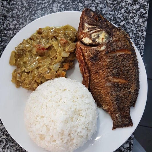 Riz Sauce Yassa Carpe