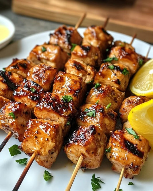 Brochette de capitaine grillé