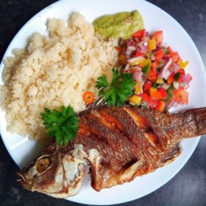 attieke poisson carpe entier