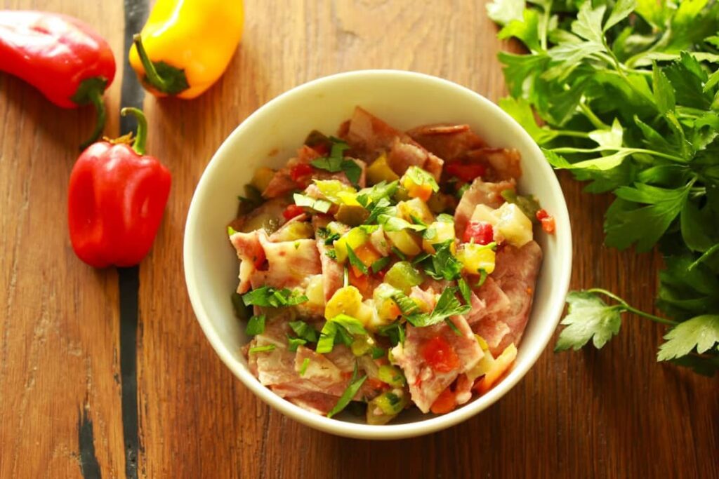 Home salade gabonaise