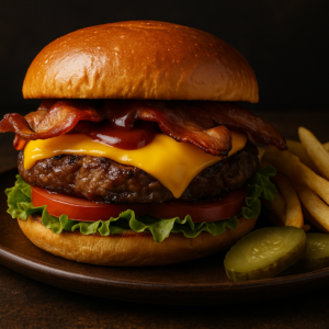 bacon cheeseburger